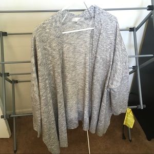 Gray / Shimmer Loft Cardigan